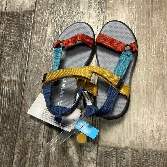 Carter's Kids Multicolor Light Up Sandals Size 11 - Picture 7 of 9